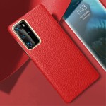 XOOMZ Skórzane Etui Plecki do Huawei P40 Pro czerwone