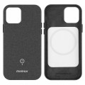 MOMAX MagSafe Etui Plecki do iPhone 12 / 12 Pro szare