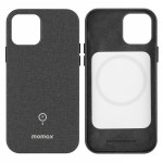MOMAX MagSafe Etui Plecki do iPhone 12 / 12 Pro szare 
