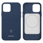 MOMAX MagSafe Etui Plecki do iPhone 12 / 12 Pro granatowe