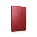 Skórzane Etui ICARER do iPad Pro 11 2021 czerwone