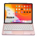 Etui Podświetlana Klawiatura TouchPad do iPad Pro 11 2021 złoty róż