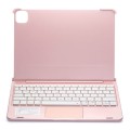 Etui Podświetlana Klawiatura TouchPad do iPad Pro 11 2021 złoty róż