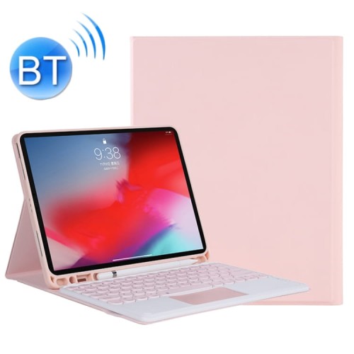 Etui Obudowa Klawiatura Gładzik do iPad Pro 11 2021 różowe