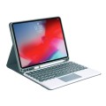 Etui Obudowa Klawiatura Gładzik do iPad 10.2 7/8 zielone