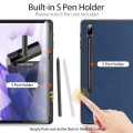 DUX DUCIS Domo Series Smart Cover do Samsung Galaxy S7 Plus / Galaxy Tab S7 FE granatowe