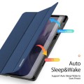 DUX DUCIS Domo Series Smart Cover do Samsung Galaxy S7 Plus / Galaxy Tab S7 FE granatowe