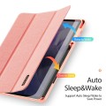 DUX DUCIS Domo Series Smart Cover do Samsung Galaxy S7 Plus / Galaxy Tab S7 FE różowe
