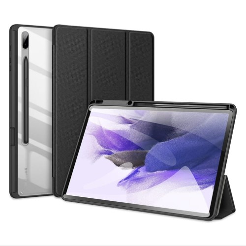 DUX DUCIS TOBY Series Smart Cover do Samsung Galaxy S7 Plus / Galaxy Tab S7 FE czarne