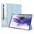 DUX DUCIS TOBY Series Smart Cover do Samsung Galaxy S7 Plus / Galaxy Tab S7 FE niebieskie