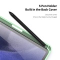 DUX DUCIS TOBY Series Smart Cover do Samsung Galaxy S7 Plus / Galaxy Tab S7 FE zielone