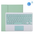Etui Kolorowa Bezprzewodowa Klawiatura do iPad Pro 11 2021 miętowe