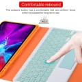Etui Kolorowa Bezprzewodowa Klawiatura do iPad Pro 11 2021 pomarańczowe