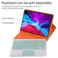 Etui Kolorowa Bezprzewodowa Klawiatura do iPad Pro 11 2021 pomarańczowe