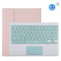 Etui Kolorowa Bezprzewodowa Klawiatura do iPad Pro 11 2021 różowe