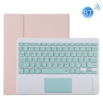 Etui Kolorowa Bezprzewodowa Klawiatura do iPad Pro 11 2021 różowe