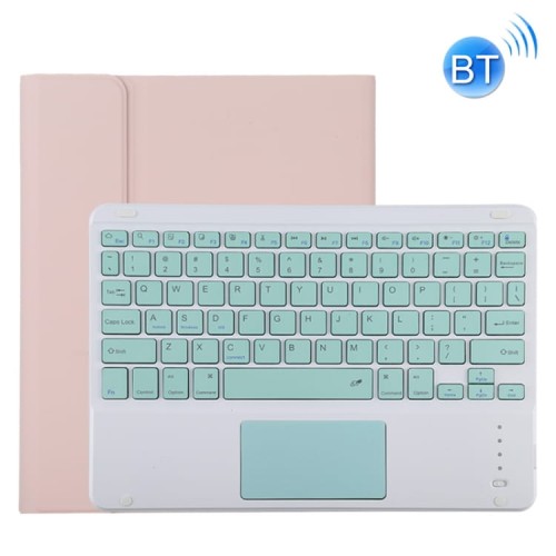 Etui Kolorowa Bezprzewodowa Klawiatura do iPad Pro 11 2021 różowe