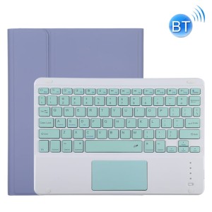 Etui Kolorowa Bezprzewodowa Klawiatura do iPad Pro 11 2021 fioletowe