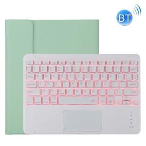 Etui Bezprzewodowa Podświetlana Klawiatura do iPad Pro 11 2021 zielone