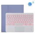 Etui Bezprzewodowa Podświetlana Klawiatura do iPad Pro 11 2020 fioletowe