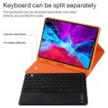 Etui Bezprzewodowa Podświetlana Klawiatura do iPad Pro 11 2021 pomarańczowe