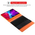 Etui Bezprzewodowa Podświetlana Klawiatura do iPad Pro 11 2021 pomarańczowe