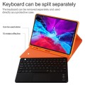 Etui Bezprzewodowa Klawiatura Gładzik do iPad Pro 11 2020 pomarańczowa