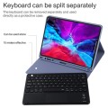 Etui Bezprzewodowa Klawiatura Gładzik do iPad Pro 11 2020 fioletowe
