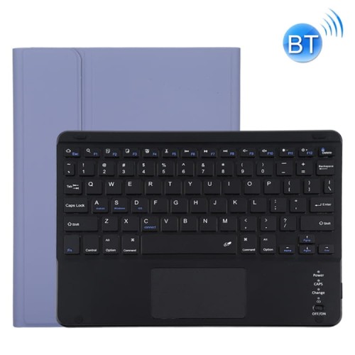 Etui Bezprzewodowa Klawiatura Gładzik do iPad Pro 11 2021 fioletowe