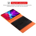 Etui Bezprzewodowa Klawiatura Gładzik do iPad Pro 11 2020 pomarańczowa