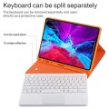 Etui Bezprzewodowa Klawiatura Gładzik do iPad Pro 12.9 2021/2020 pomarańczowe