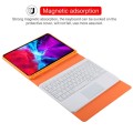 Etui Bezprzewodowa Klawiatura Gładzik do iPad Pro 12.9 2021/2020 pomarańczowe