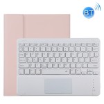 Etui Bezprzewodowa Klawiatura Gładzik do iPad Pro 11 2021/2020 różowe