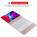 Etui Bezprzewodowa Klawiatura Gładzik do iPad Pro 12.9 2021/2020 różowe