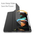 DUX DUCIS TOBY Series Smart Cover do iPad Pro 12.9 2020/2021 czarne