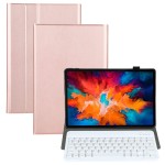 Etui z wyjmowaną klawiaturą  do Lenovo Tab P11 Pro złoty różowy