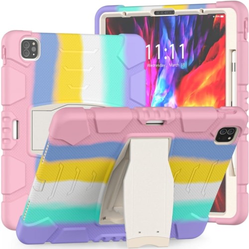 Mocne Pancerne Etui do iPad Pro 12.9 2020/2021 kolorowe