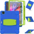 Mocne Pancerne Etui do iPad Pro 12.9 2020/2021 niebiesko-zielone