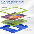 Mocne Pancerne Etui do iPad Pro 12.9 2020/2021 niebiesko-zielone