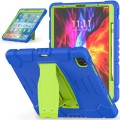 Mocne Pancerne Etui do iPad Pro 12.9 2020/2021 niebiesko-zielone