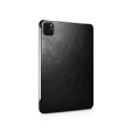 Skórzane Etui ICARER do iPad Pro 12.9 2020 czarne