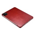Skórzane Etui ICARER do iPad Pro 12.9 2020 czerwone