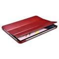 Skórzane Etui Pokrowiec ICARER do iPad Pro 12.9 2021 czerwone