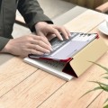 Skórzane Etui ICARER do iPad Pro 12.9 2020 czerwone
