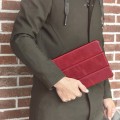 Skórzane Etui ICARER do iPad Pro 12.9 2020 czerwone