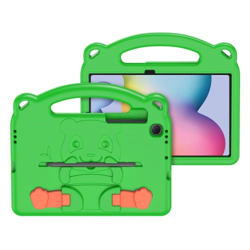DUX DUCIS Panda Series Dziecięce Etui Kids do Samsung Galaxy Tab S6 Lite zielone