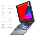 WIWU Obrotowe Etui Podświetlana Klawiatura TouchPad do Apple iPad 9 10.2 2021