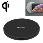 MOMAX 15W Szybka Ładowarka Bezprzewodowa do iPhone, Galaxy, Huawei, XIAOMI - czarna