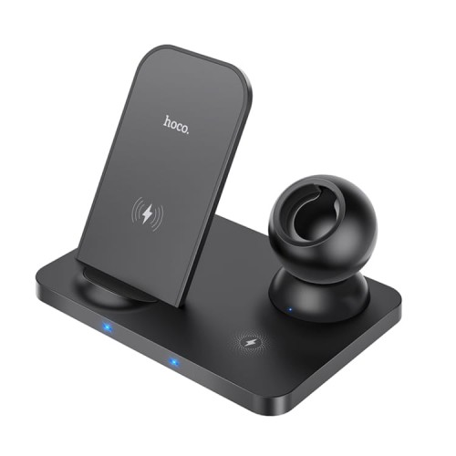 HOCO Stojak Szybka Ładowarka Bezprzewodowa do Apple Watch iPhone AirPods