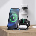 HOCO Stojak Szybka Ładowarka Bezprzewodowa do Apple Watch iPhone AirPods